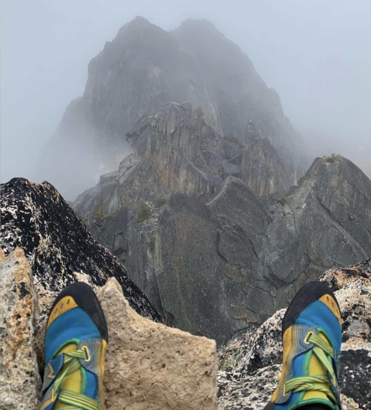 On top of Liberty Bell mountain