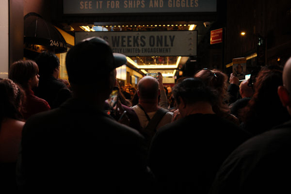 times square stumble. first bearable weather of the year. photo 4